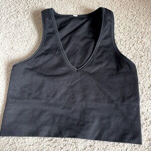 Athleta Aurora Seamless Crop Rib Tank